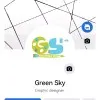 green sky