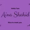 Aina Shahid